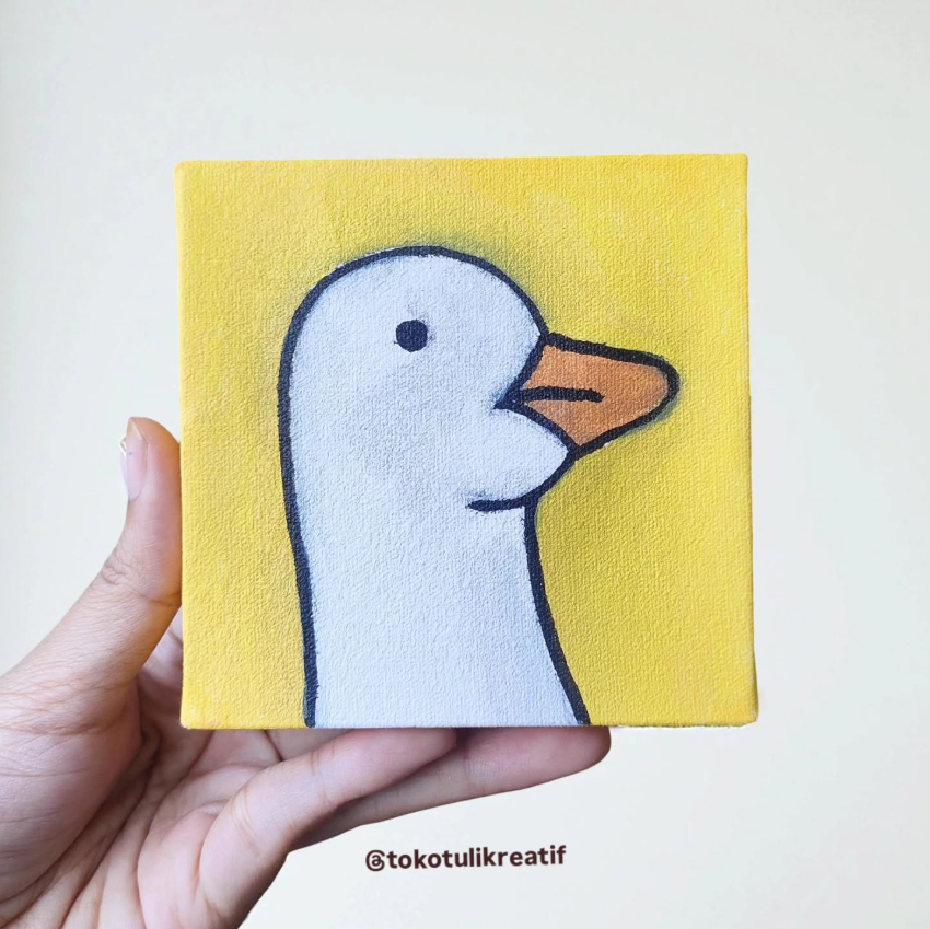 Mini Painting Bebek