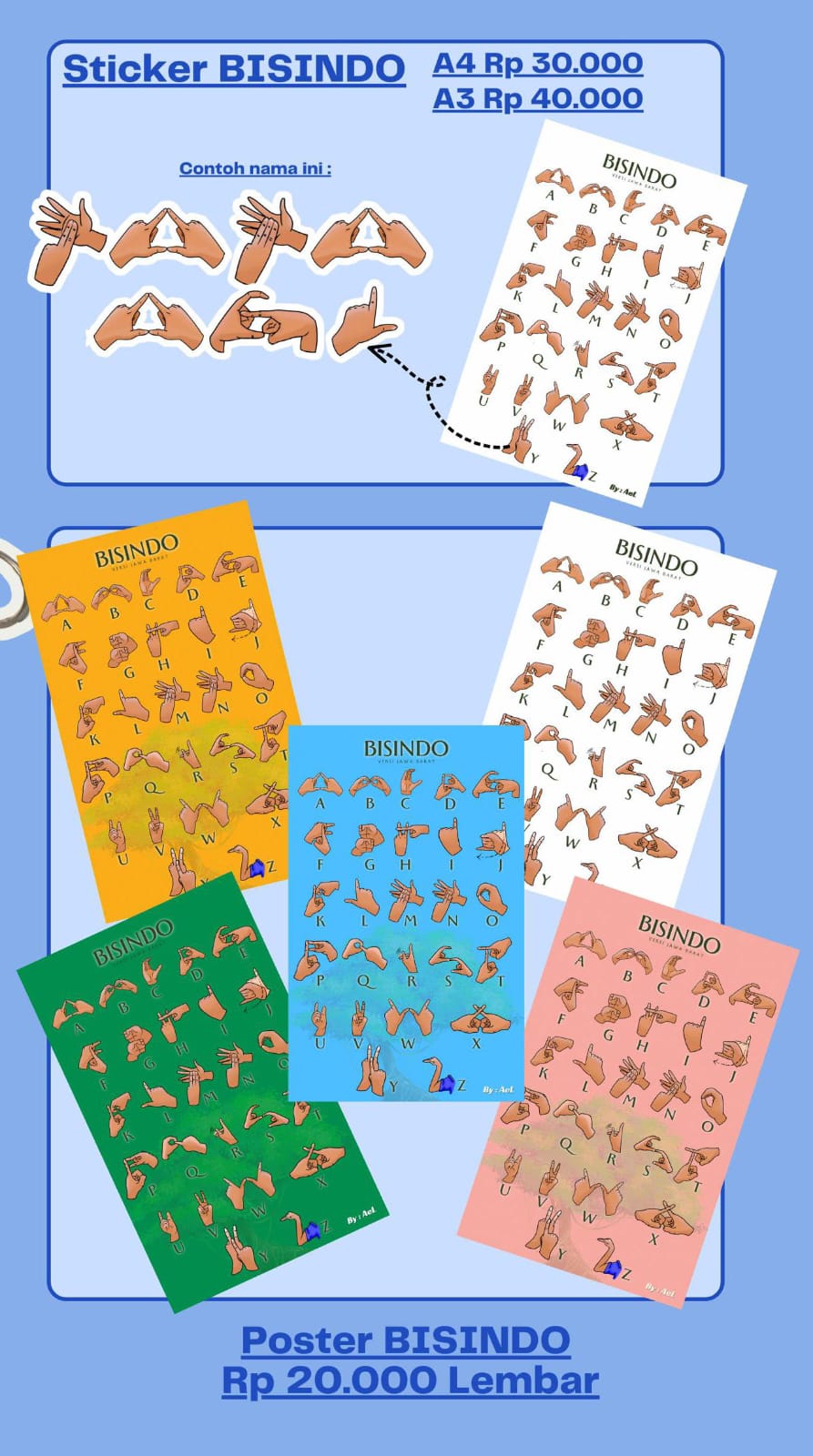 Stiker BISINDO